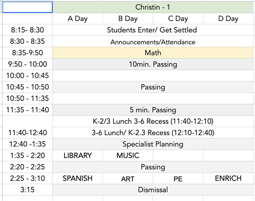 Ms. Chrsitin 24/25